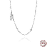 Classic Jewelry 925 Silver Heart Crystal Pendant Necklace for Mom