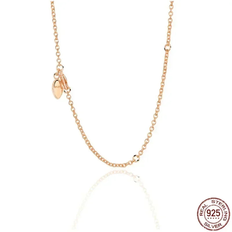 Classic Jewelry 925 Silver Heart Crystal Pendant Necklace for Mom