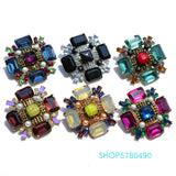Crystal Brooch for Party Wedding Accessories Ladies Coat Garments
