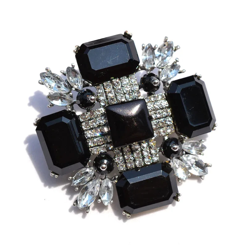 Crystal Brooch for Party Wedding Accessories Ladies Coat Garments