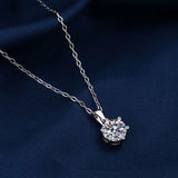 Classic Six-claw Pendant Niche Jewelry Necklace for Girls