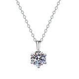 Classic Six-claw Pendant Niche Jewelry Necklace for Girls