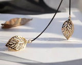 Leaf Tassel Long Necklace Women Bijoux Jewelry Chain Necklaces & Pendants