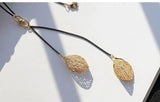 Leaf Tassel Long Necklace Women Bijoux Jewelry Chain Necklaces & Pendants