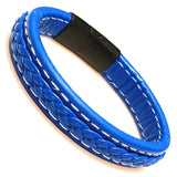 Classic Leather Bracelet for Women Stainless Steel Charm Jewelry Gift