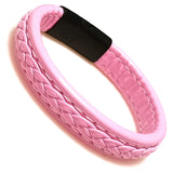 Classic Leather Bracelet for Women Stainless Steel Charm Jewelry Gift