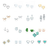 Classic Love Circle Earrings Innovative Bean Earrings