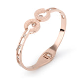 CZ Crystals Bracelet Roman Numeral Jewelry Wedding Charm Lover's Gift