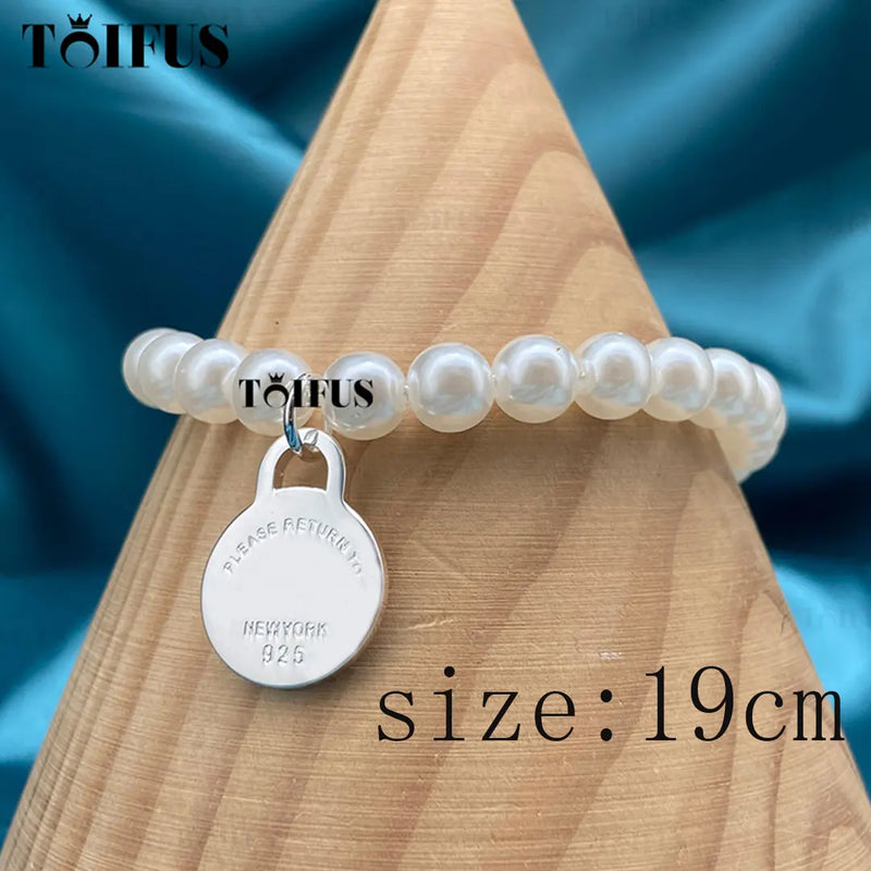 Classic Pearl Bracelet Ladies Holiday Gift