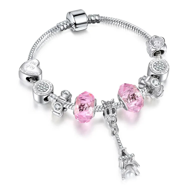 Colorful Snake Chain Bracelet for Girls - Good Charms - Party Wear