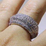 Classic Marquise Cut Zircon CZ Engagement Wedding Ring