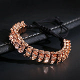 Copper Beads Macrame Men Bracelets For Women Jewelry