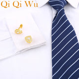 Classic Peltate Cufflinks Men's Jewelry Knight Cuff link High Men Cuffs