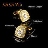 Classic Peltate Cufflinks Men's Jewelry Knight Cuff link High Men Cuffs