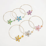 Crystal Flower Necklace Vintage Resin Charm Indian Jewelry