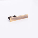 Classic Matte Tie Bar Brushed Smooth Mens Jewelry Copper Necktie Pin