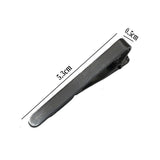 Matte Tie Clip Clasp Stainless Steel Tie Pin Suit Clip