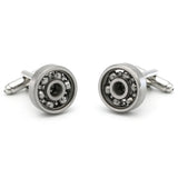 Classic Mechanics Locomotive Bearing Cufflinks Brass Metal Cuff Links