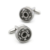 Classic Mechanics Locomotive Bearing Cufflinks Brass Metal Cuff Links