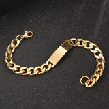 Men's ID Bracelet Stainless Steel Never Rust