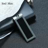 Men's Stainless Steel Money Clip Silver Anniversary Gift