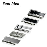 Men's Stainless Steel Money Clip Silver Anniversary Gift