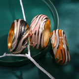 Metal Cuff Bracelets for Women Wide Bangles Geometric Charm Jewelry