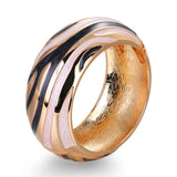 Metal Cuff Bracelets for Women Wide Bangles Geometric Charm Jewelry