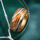 Metal Cuff Bracelets for Women Wide Bangles Geometric Charm Jewelry