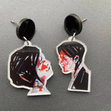 MCR Three Cheers Asymmetrical Couple Earrings Goth Party