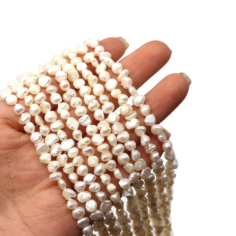 Freshwater Pearl Irregular Loose Bead Jewelry DIY Necklace Bracelet 8-12mm