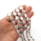 Natural Freshwater Pearl Drop Baroque Beads DIY Jewelry 10-15mm