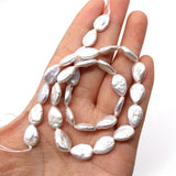 Natural Freshwater Pearl Drop Baroque Beads DIY Jewelry 10-15mm