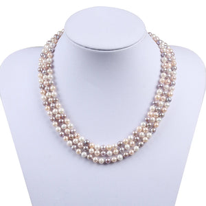 Elegant Freshwater Pearl Necklace for Women Party