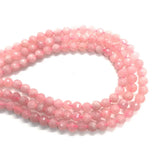 Pink Crystal Faceted Round Beads Charm Jewelry DIY 6mm
