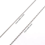 Feather Pendant Necklace Stainless Steel Chain Men's Jewelry Gift