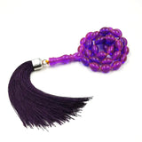 Classic Purple Tasbih Mastkhan Islamic Sobh Bracelet
