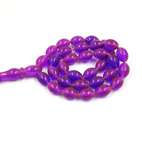 Classic Purple Tasbih Mastkhan Islamic Sobh Bracelet