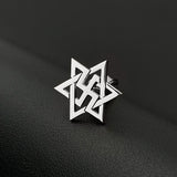 Raelism Alien Cufflinks Stainless Steel Retro Tattoo Twins Wedding