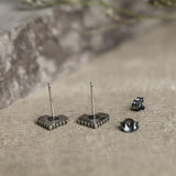 Minimalist Heart Stud Earrings 925 Sterling Silver Gift Jewelry