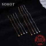 925 Silver Square Tassel Drop Earrings for Women