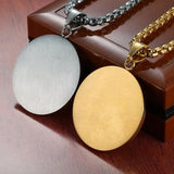 Religious Style High Metal Eyes of Evil Rays Pendant Necklace