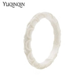 Engraved Resin Cuff Bracelet for Women