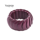 Resin Cuff Wide Bracelets for Women, Acrylic Link Bracelet