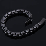 Classic Retro Stainless Steel Wrist Bracelet For Men Punk Wave Homme Bangles