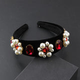 Baroque Rhinestone Headband Wedding Tiara Bridal Hair Accessories