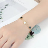 Roman Titanium Steel Bracelet for Women