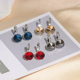 Classic Crystal Drop Earrings for Women Wedding Party Jewelry