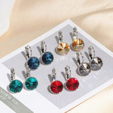 Classic Crystal Drop Earrings for Women Wedding Party Jewelry