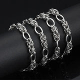 Classic Rope Chain Stainless Steel Cuban Necklace Men Women